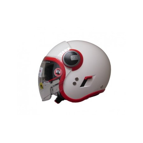 CASCO NOLAN N21 VISOR DUETTO RO/BLANCO L