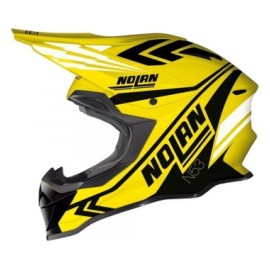 CASCO NOLAN N53 CROSS AMA/NEGRO 2XL