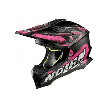 CASCO NOLAN N53 CROSS ROSA/NEGRO M