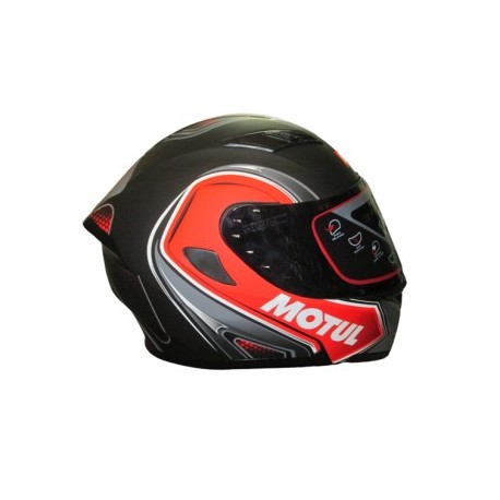 CASCO R7 RACING ABAT. NE/GRIS MOTUL XL