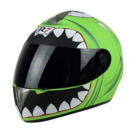 CASCO R7 RACING VERDE MATE MICA POL. L