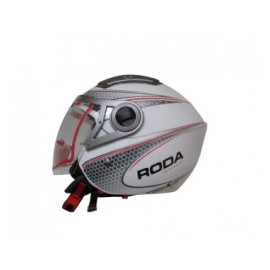 CASCO RODA 3/4 R130 RO/BLANCO