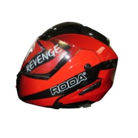 CASCO RODA ABAT. BLUETOOTH NE/ROJO 2XL