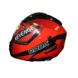 CASCO RODA ABAT. BLUETOOTH NE/ROJO L