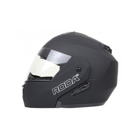 CASCO RODA ABAT. BLUETOOTH NEGRO MATE 2XL