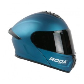 CASCO RODA PILOT ABAT. AZUL METAL  L