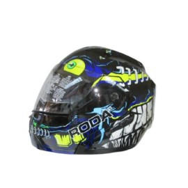 CASCO RODA REVENGE ABAT. NE/AZUL XL