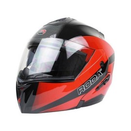 CASCO RODA REVENGE ABAT. NE/ROJO 2XL