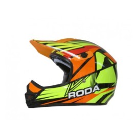 CASCO RODA STORM JR. AM/NARANJA