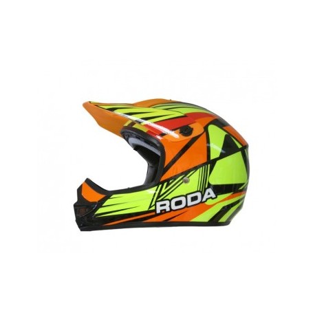 CASCO RODA STORM JR. AM/NARANJA