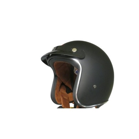 CASCO RODA VINTAGE NEGRO MATE L