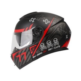 CASCO SHAFT SH3910 NE/ROJO MATE HELL L