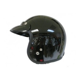 CASCO TORC T50 3/4 NEGRO BRILLANTE 2XL