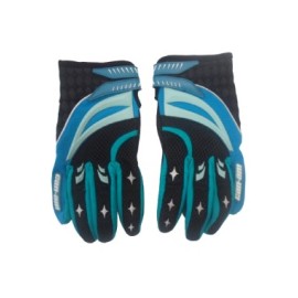 GUANTE CANAM X-RACE LADY AZUL/VERDE L