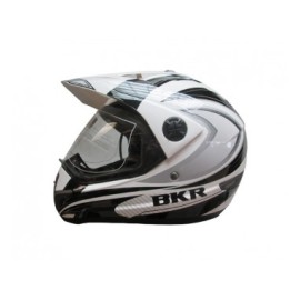 CASCO BKR. DUO RIDER BLANCO