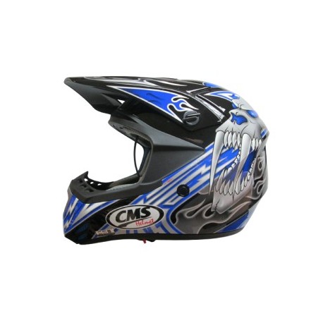 CASCO CMS XR-7 MX AZUL MUTANTE