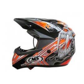 CASCO CMS XR-7 MX NARANJA MUTANTE