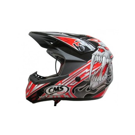 CASCO CMS XR-7 MX ROJO MUTANTE