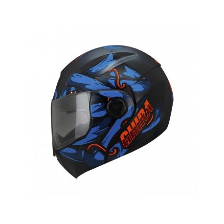 CASCO GHIRA GH1000 ABAT. AZUL MATE L