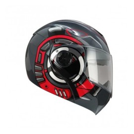 CASCO GHIRA GH1000 ABAT. BYBY ROJO XL