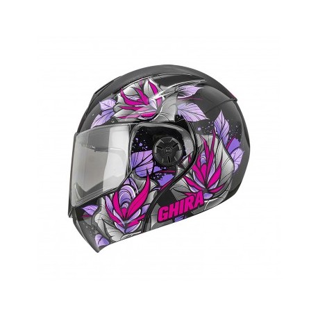 CASCO GHIRA GH1000 ABAT. NE/ROSA FLORA M