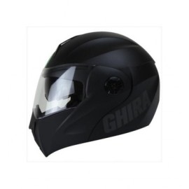 CASCO GHIRA GH1000 ABAT. NEGRO MATE L