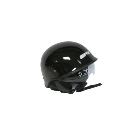 CASCO GPX POLICE C/L. NEGRO BRILLANTE L