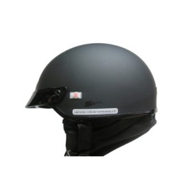 CASCO HJC. CHOPPER 3/4 NEGRO MATE