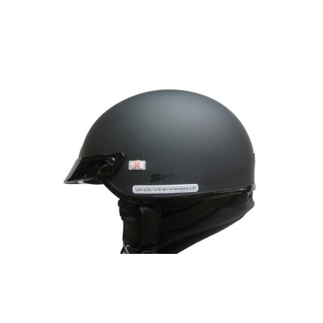 CASCO HJC. CHOPPER 3/4 NEGRO MATE