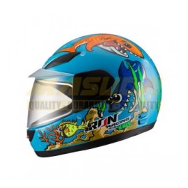 CASCO IRON IR-109 KIDS AZUL